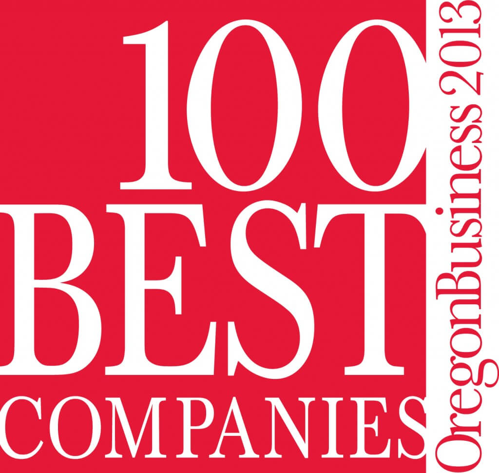 Oregon Business 100 Best 2013 logo