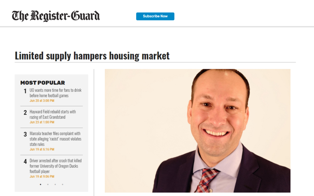 Register Guard: Limited supply hampers housing market