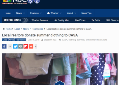 KOBI-TV NBC5: Local realtors donate summer clothing to CASA