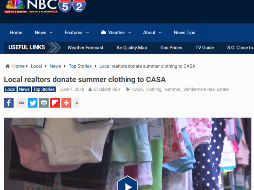 KOBI-TV NBC5: Local realtors donate summer clothing to CASA