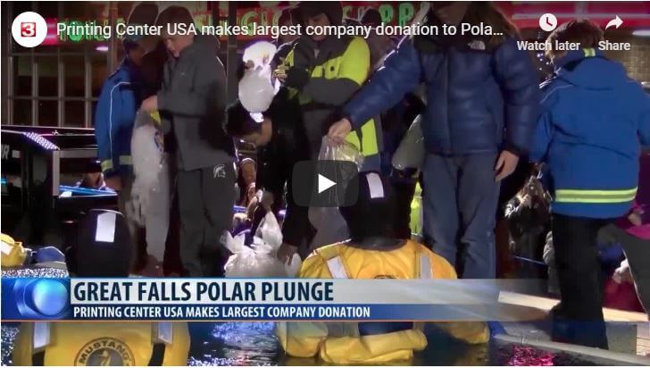 KRTV.com: Printing Center USA makes largest company donation to Polar Plunge