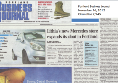 Mercedes-Benz in the Business Journal
