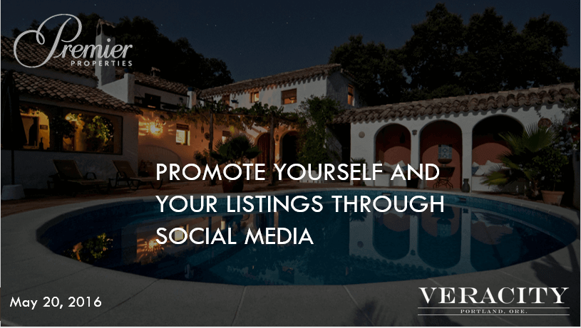 Promote Yourself and Your Listings through Social Media