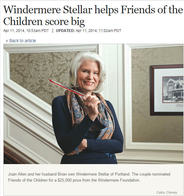 Windermere Stellar in Portland Business Journal