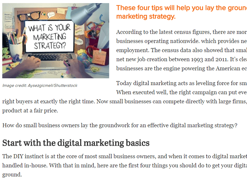 Business.com: 4 Ways Your Small Business Can Thrive Using Digital Marketing