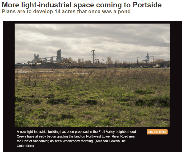 Columbian: More light-industrial space coming to Portside