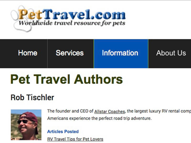 PetTravel.com: Pet Travel Authors