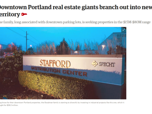 Portland Business Journal: Downtown Portland real estate giants branch out into new territory